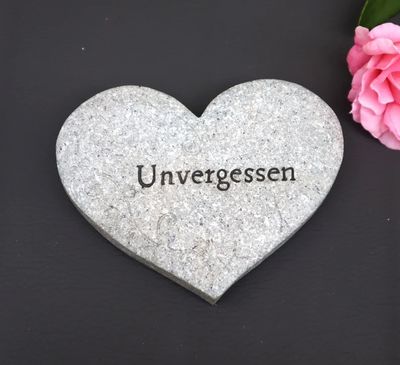 Grabdekoration Grabschmuck Herz Unvergessen