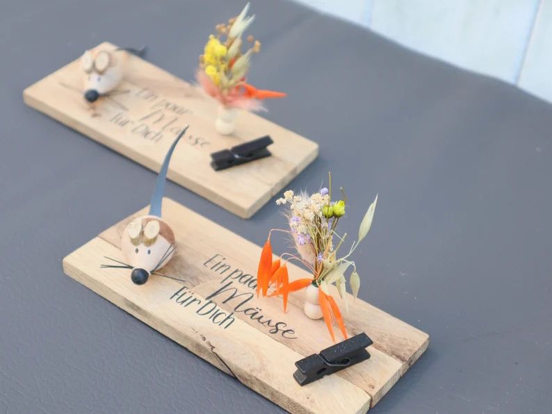 Geldgeschenk "Ein paar Mäuse für Dich" Geschenk Idee Geburtstagsgeschenk