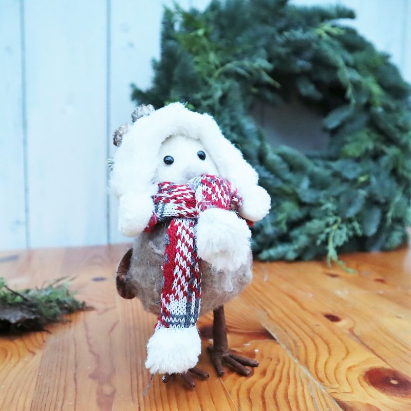 Weihnachtsdeko Vogel Winterdeko