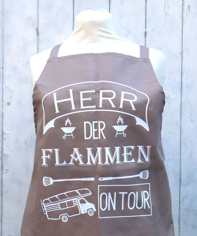 Küchenschürze Schürze Grillen Camper Spruch