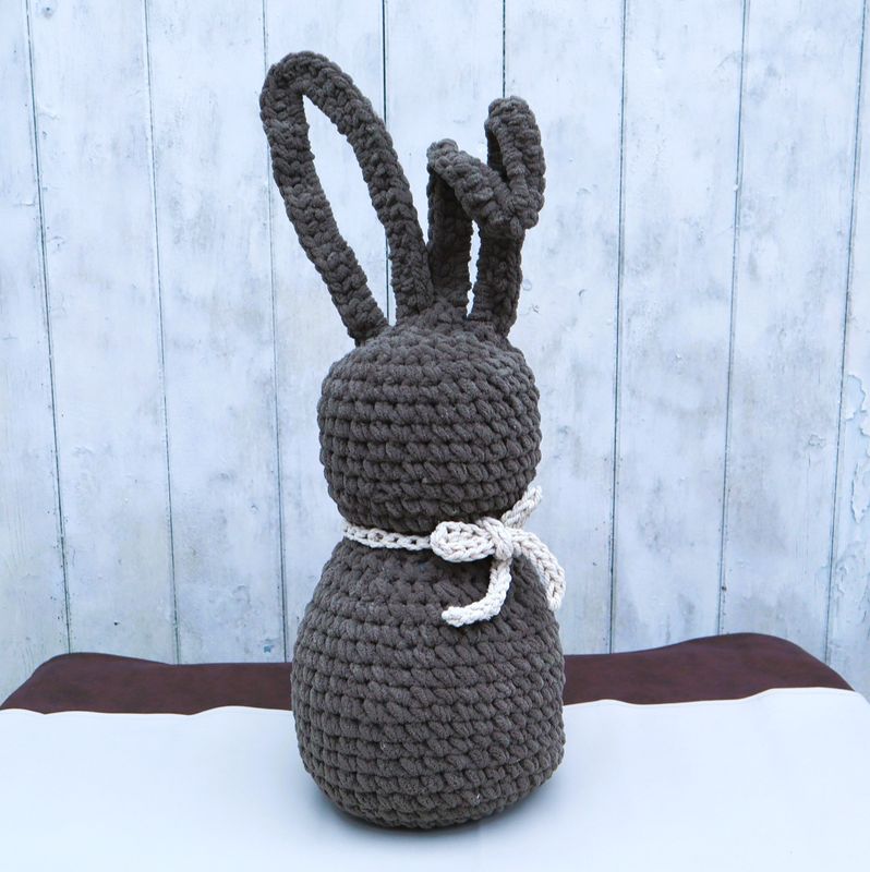 Osterdeko Hase gehäkelt Wohndeko Türstopper