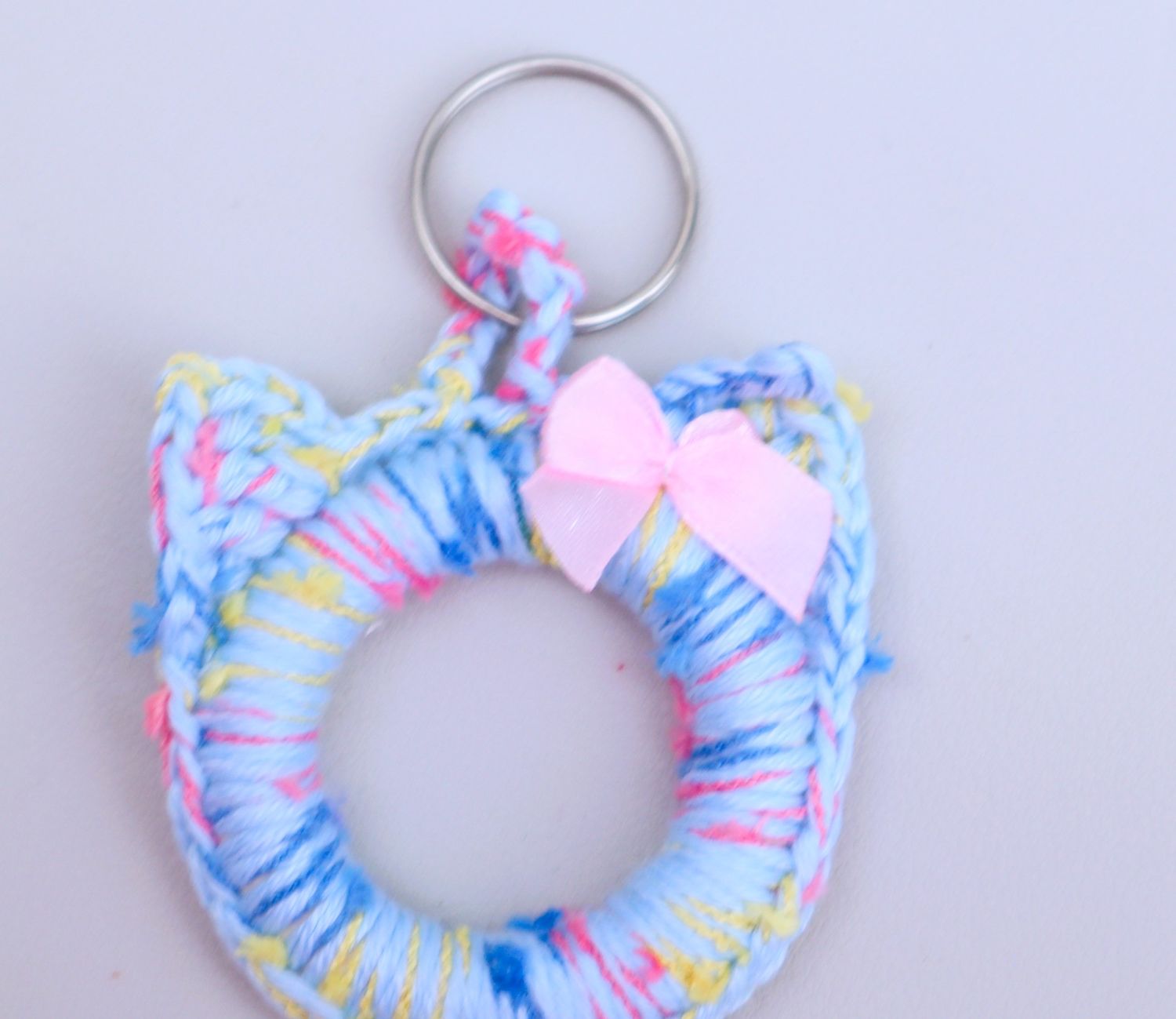 Schlüsselanhänger Katze Taschenanhänger  Taschenbaumler Katzenkopf