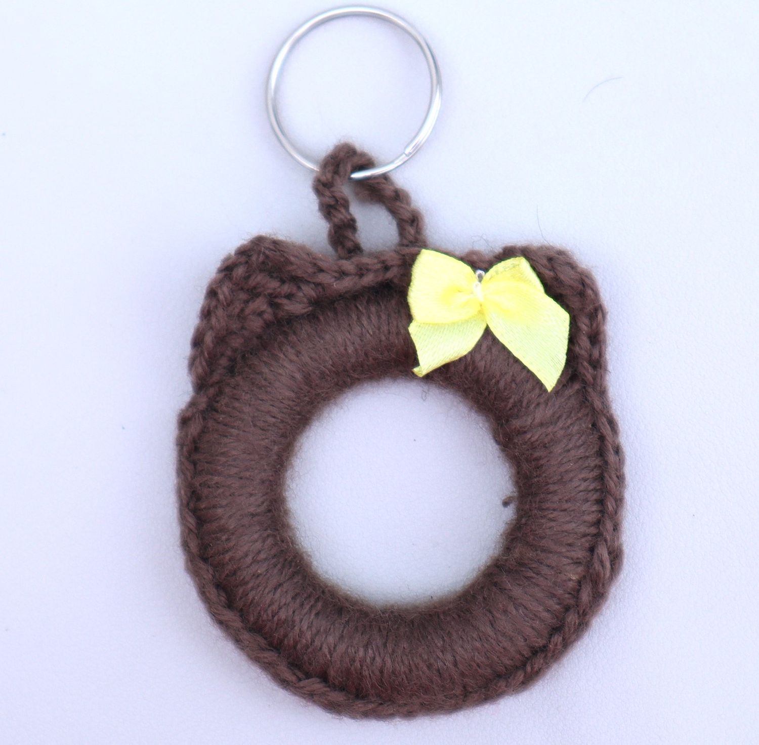 Schlüsselanhänger Katze Taschenanhänger  Taschenbaumler Katzenkopf