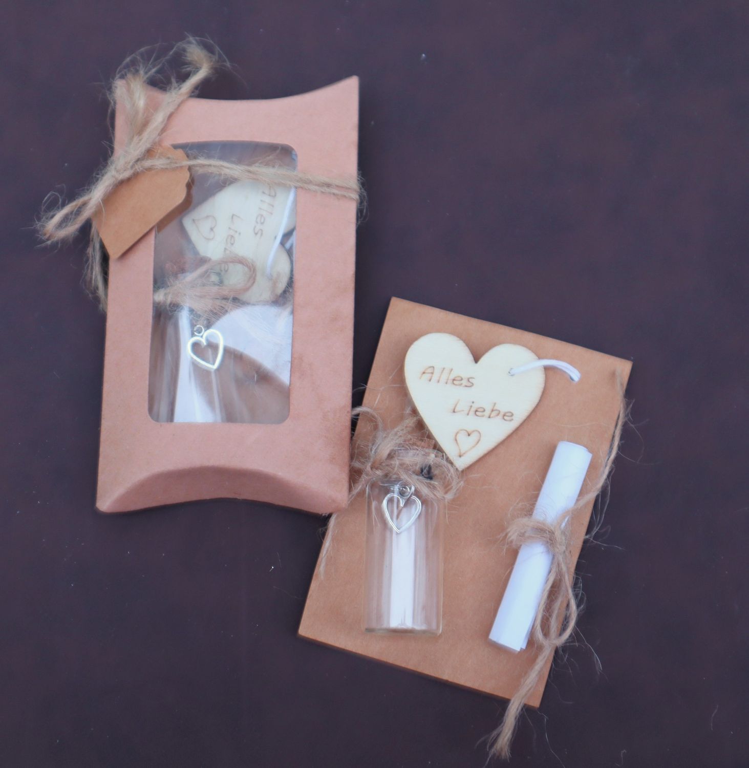 Kleine Geschenk Idee Mitbringsel Mitgebsel Gastgeschenk Herz