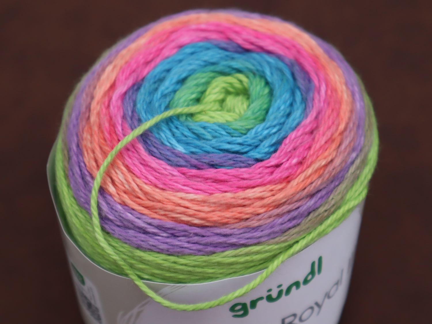 Baumwollgarn Strickgarn Häkelgarn Wolle Gründl (58,50 €/kg) Farbverlaufsgarn