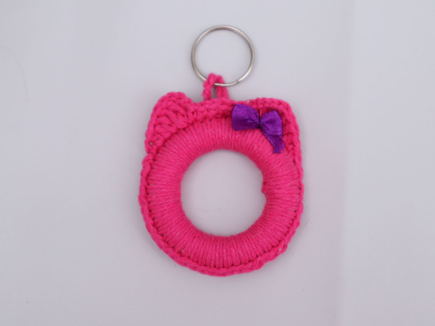 Schlüsselanhänger Katze Taschenanhänger  Taschenbaumler Katzenkopf