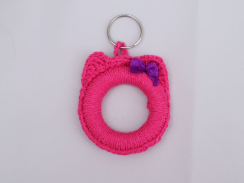 Schlüsselanhänger Katze Taschenanhänger  Taschenbaumler Katzenkopf