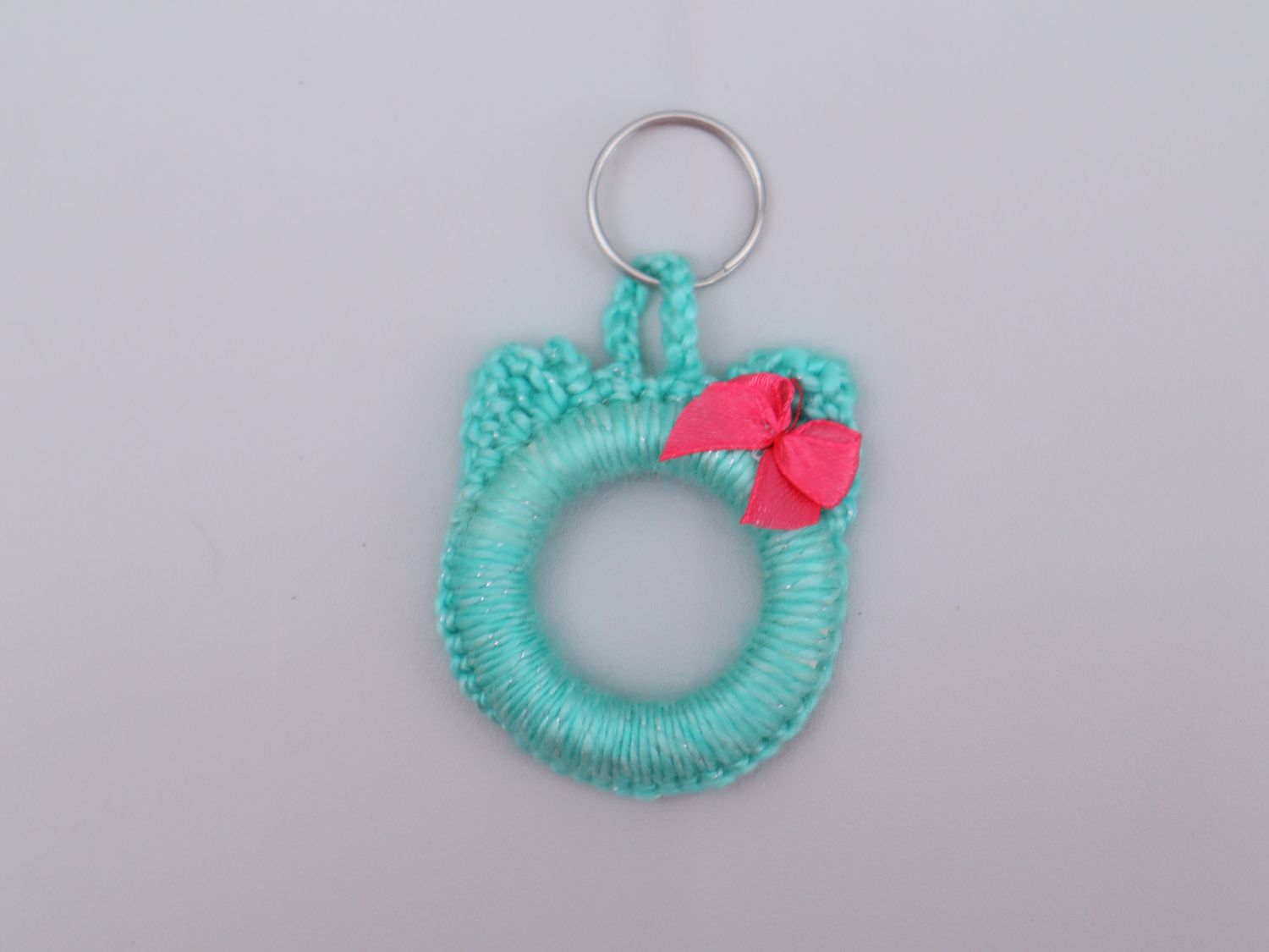 Schlüsselanhänger Katze Taschenanhänger  Taschenbaumler Katzenkopf