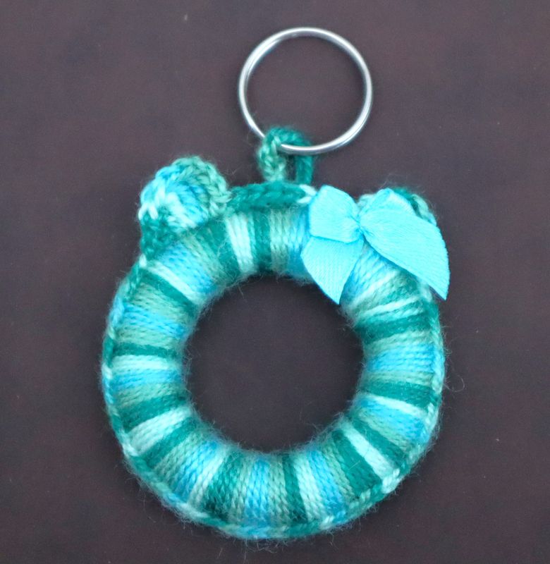 Schlüsselanhänger Katze Taschenanhänger  Taschenbaumler Katzenkopf