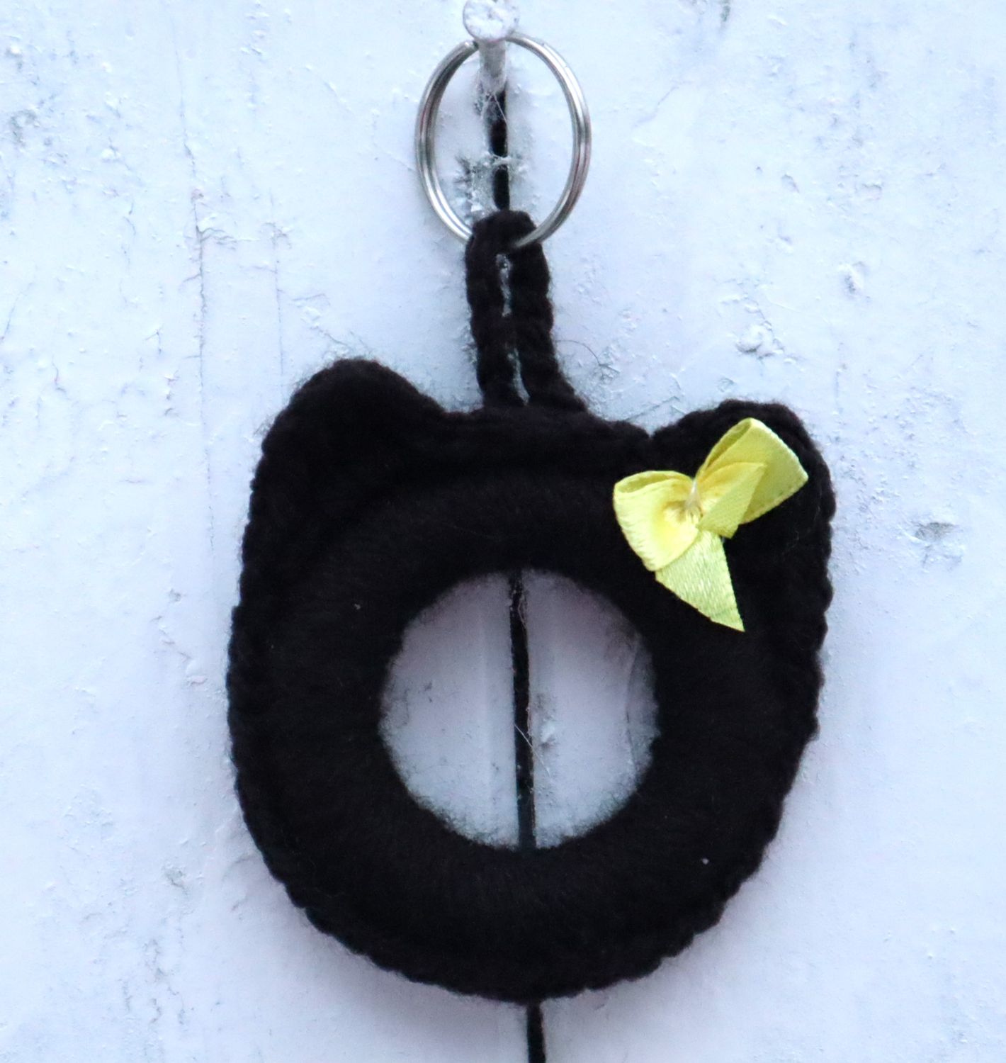 Schlüsselanhänger Katze Taschenanhänger  Taschenbaumler Katzenkopf