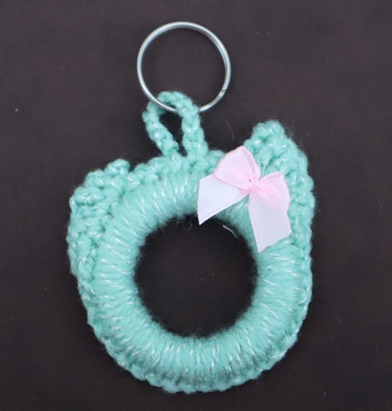 Schlüsselanhänger Katze Taschenanhänger  Taschenbaumler Katzenkopf