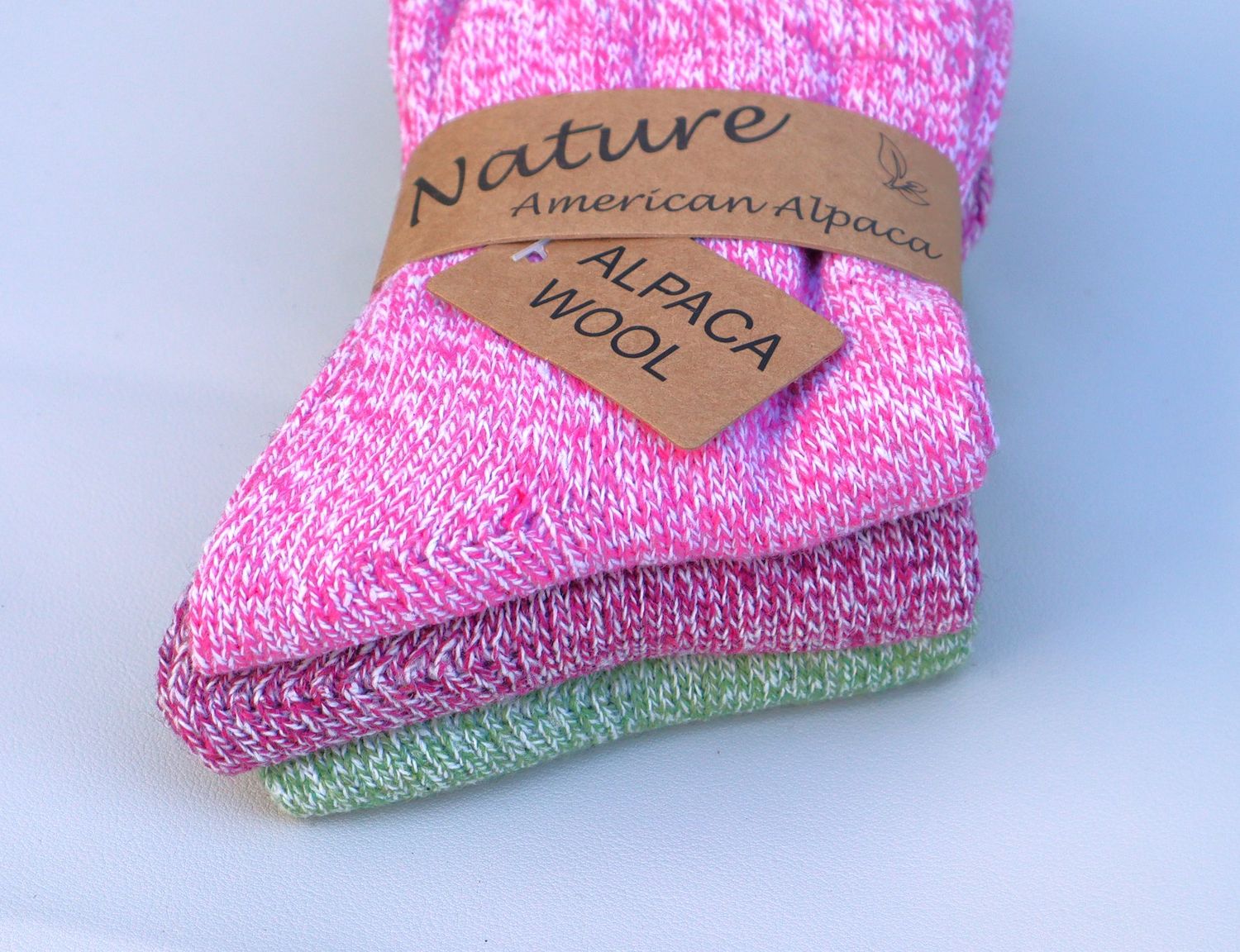 Alpaka Socken extra dick Wollsocken warme Strümpfe weich 3 er Pack Stück 5€