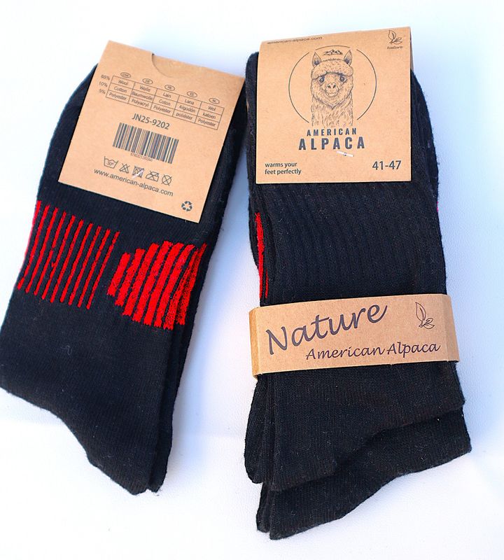 Alpaka Socken Wollsocken warme Strümpfe weich 3 er Pack Stück 4€