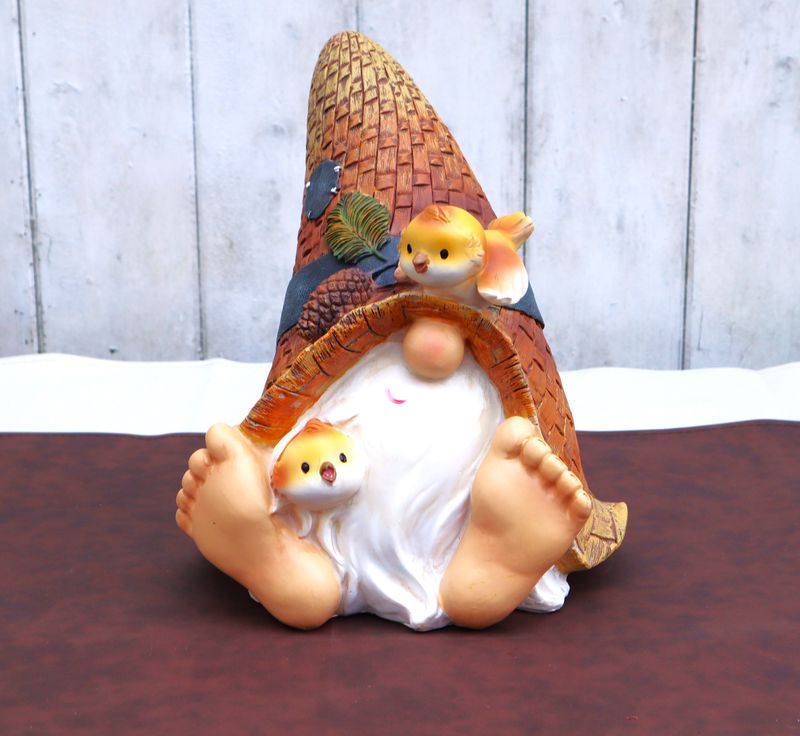 Deko Figur Wichtel Garten Balkon Beet Wohndeko