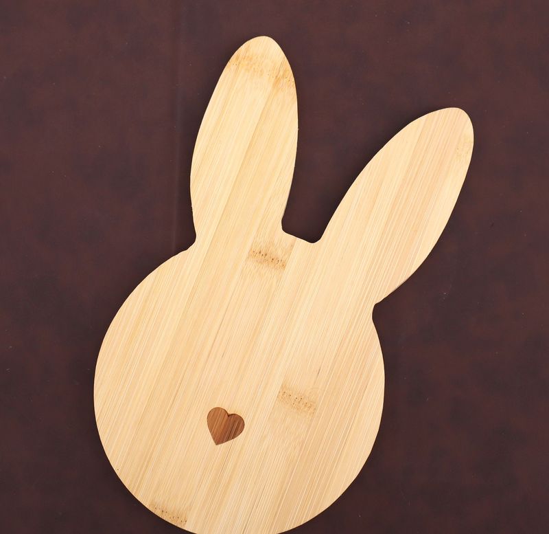 Holz Brett Hase Untersetzer Tischset Servierbrett Wohndeko Ostern