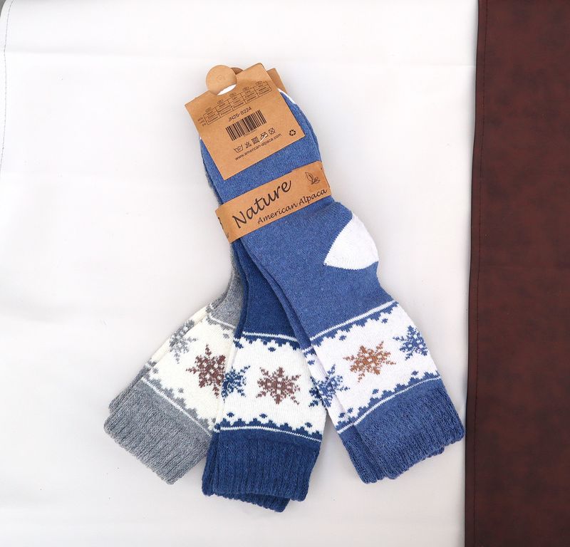 Alpaka Socken extra dick Wollsocken warme Strümpfe weich 3 er Pack Stück 5€