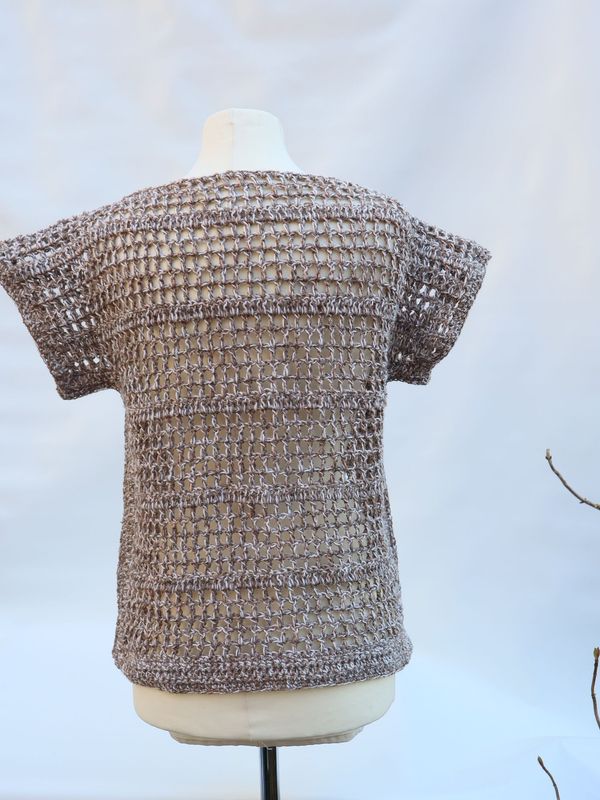 Häkelpullover Top Tunika Pulli gehäkelt Einzelstück Handarbeit Häkelpullover Top Tunika Pulli gehäkelt Einzelstück Handarbeit