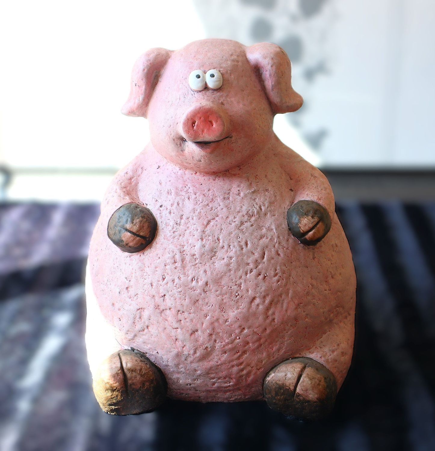 Deko Figur Schwein lustig groß Garten Balkon Beet Wohndeko Deko Figur Schwein lustig groß Garten Balkon Beet Wohndeko