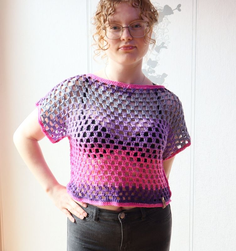Häkelpullover Top Tunika Pulli gehäkelt Baumwolle Handarbeit Shirt Häkelpullover Top Tunika Pulli gehäkelt Baumwolle Handarbeit Shirt