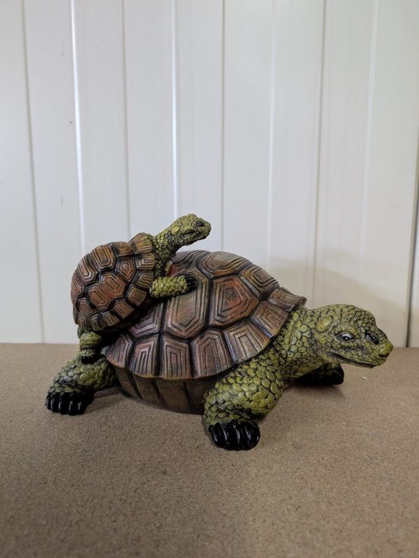 Deko Figur Schildkröte Garten Balkon Beet Wohndeko groß naturgetreu Deko Figur Schildkröte Garten Balkon Beet Wohndeko groß naturgetreu