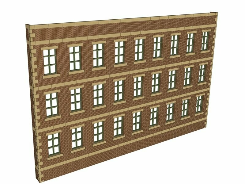 Medium Extra-Low-Relief Factory Back - Brick