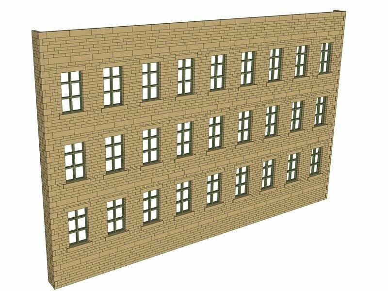 Medium Extra-Low-Relief Factory Back - Stone