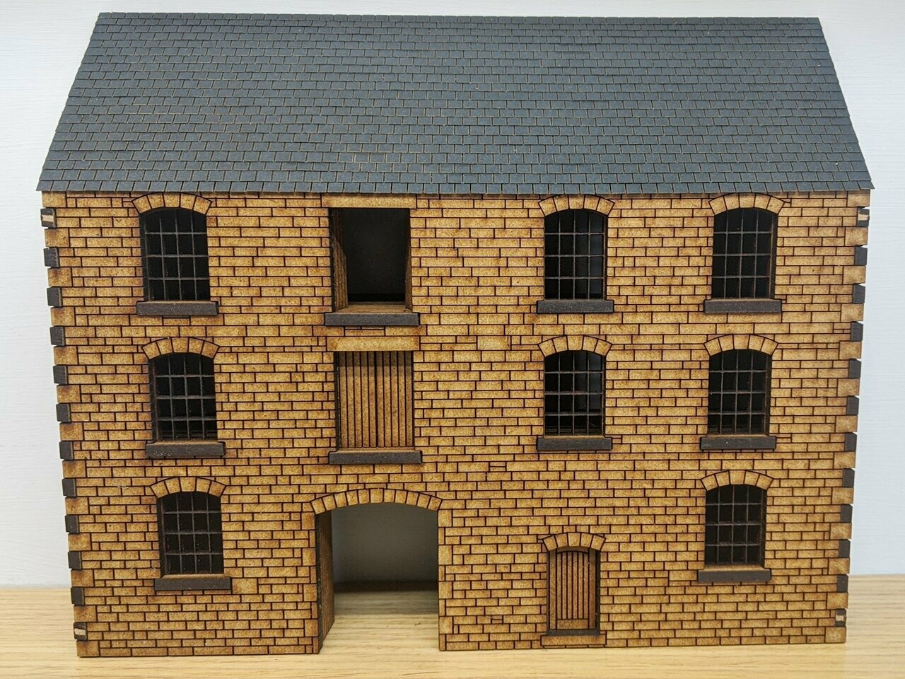 Small Low Relief Stone Mill/Warehouse