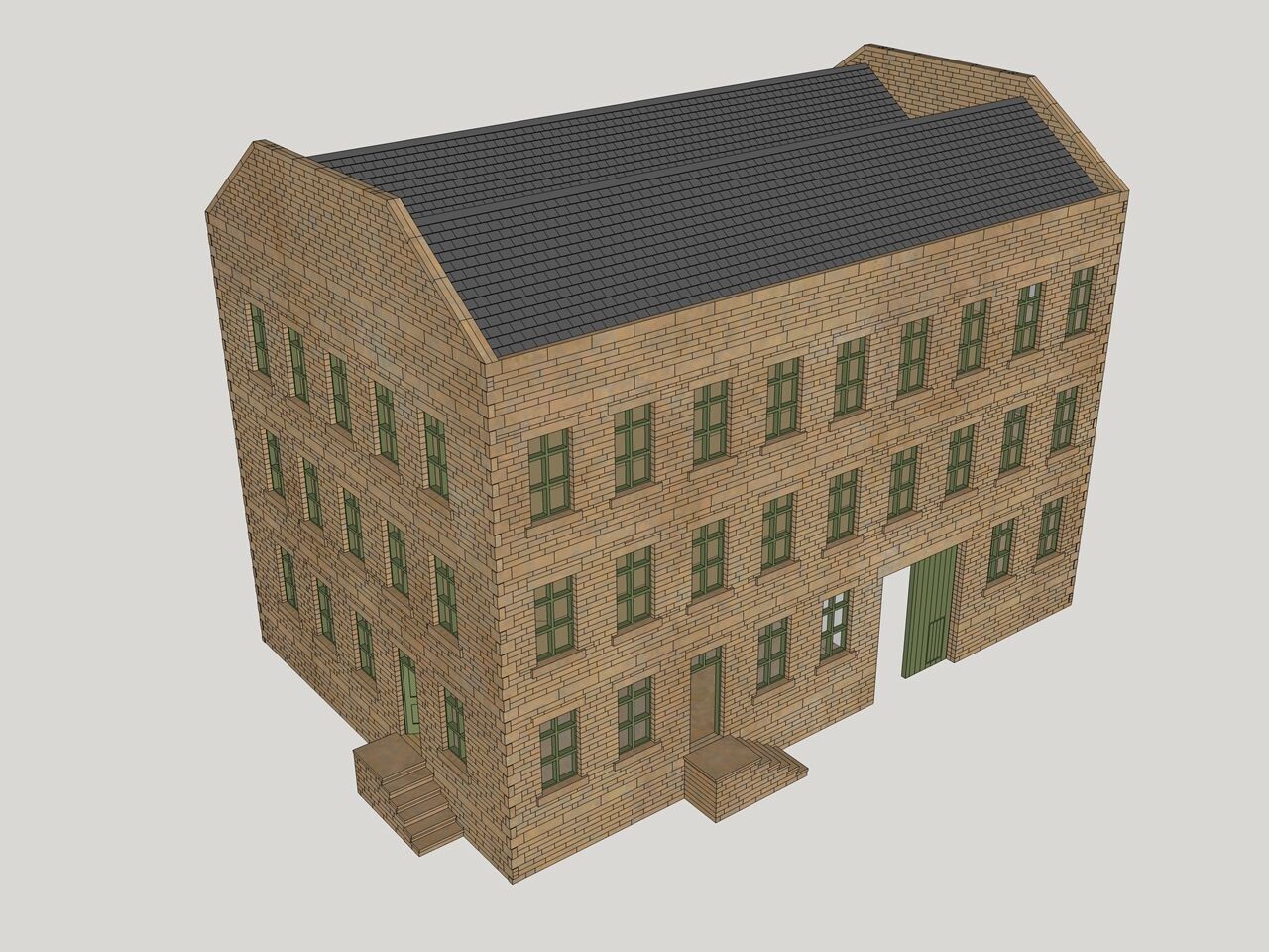 Warehouse/Factory (Full Building) - Stone (Special Order)