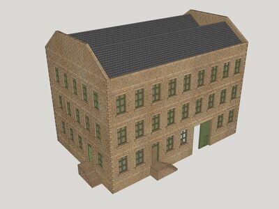 Warehouse/Factory (Full Building) - Brick (Special Order)