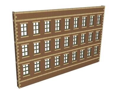 7mm Extra-Low Relief Factory Back (Brick) (Special Order)