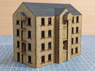 2mm Scale Canal Warehouse Full Building