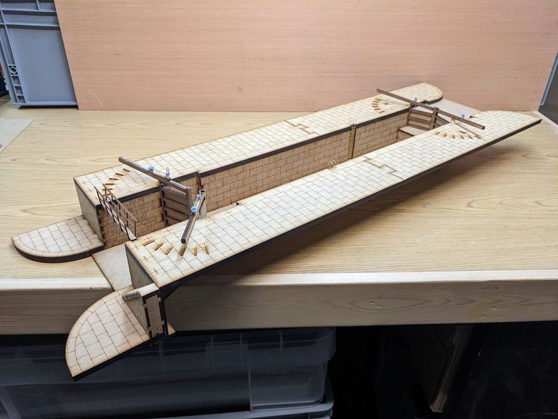 7mm Scale Canal Lock (Cut to Order)
