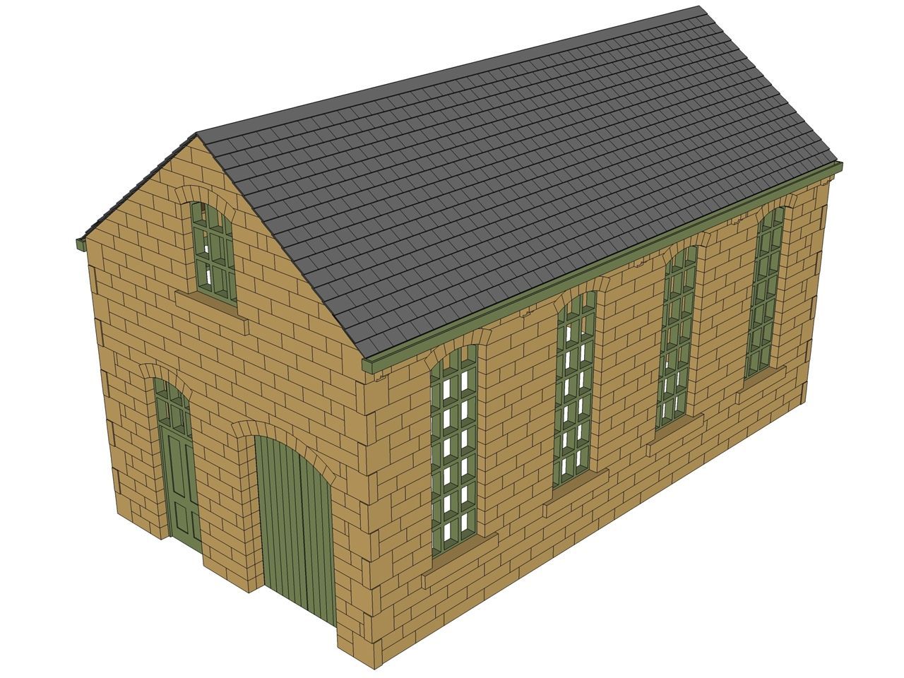 2mm Scale Pump / Boiler House