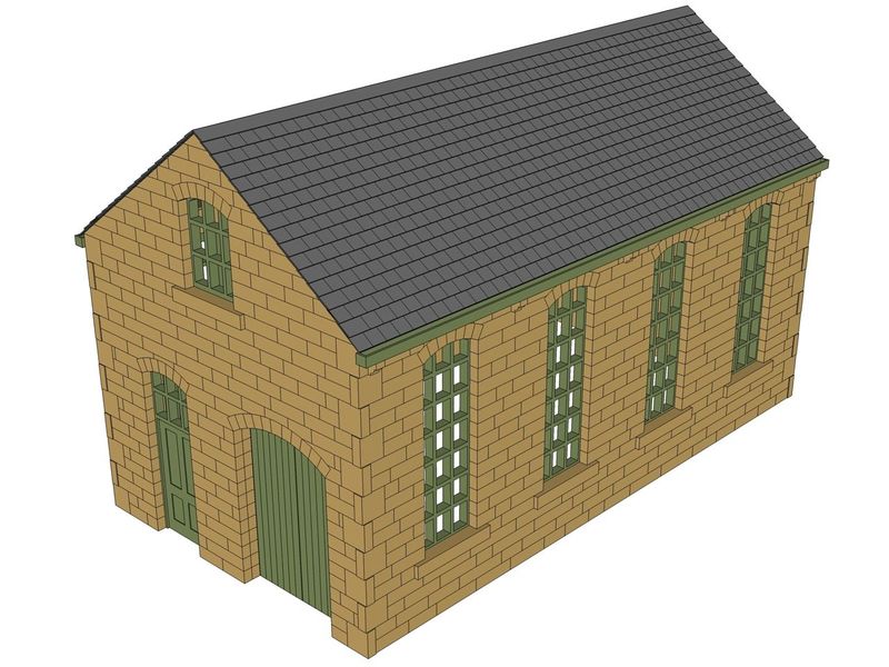 2mm Scale Pump / Boiler House