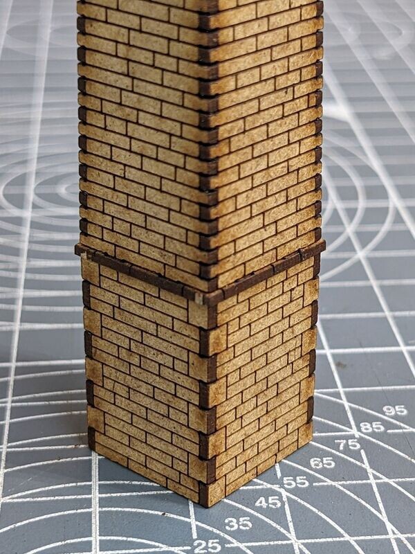 2mm Scale Industrial Chimney (Medium)