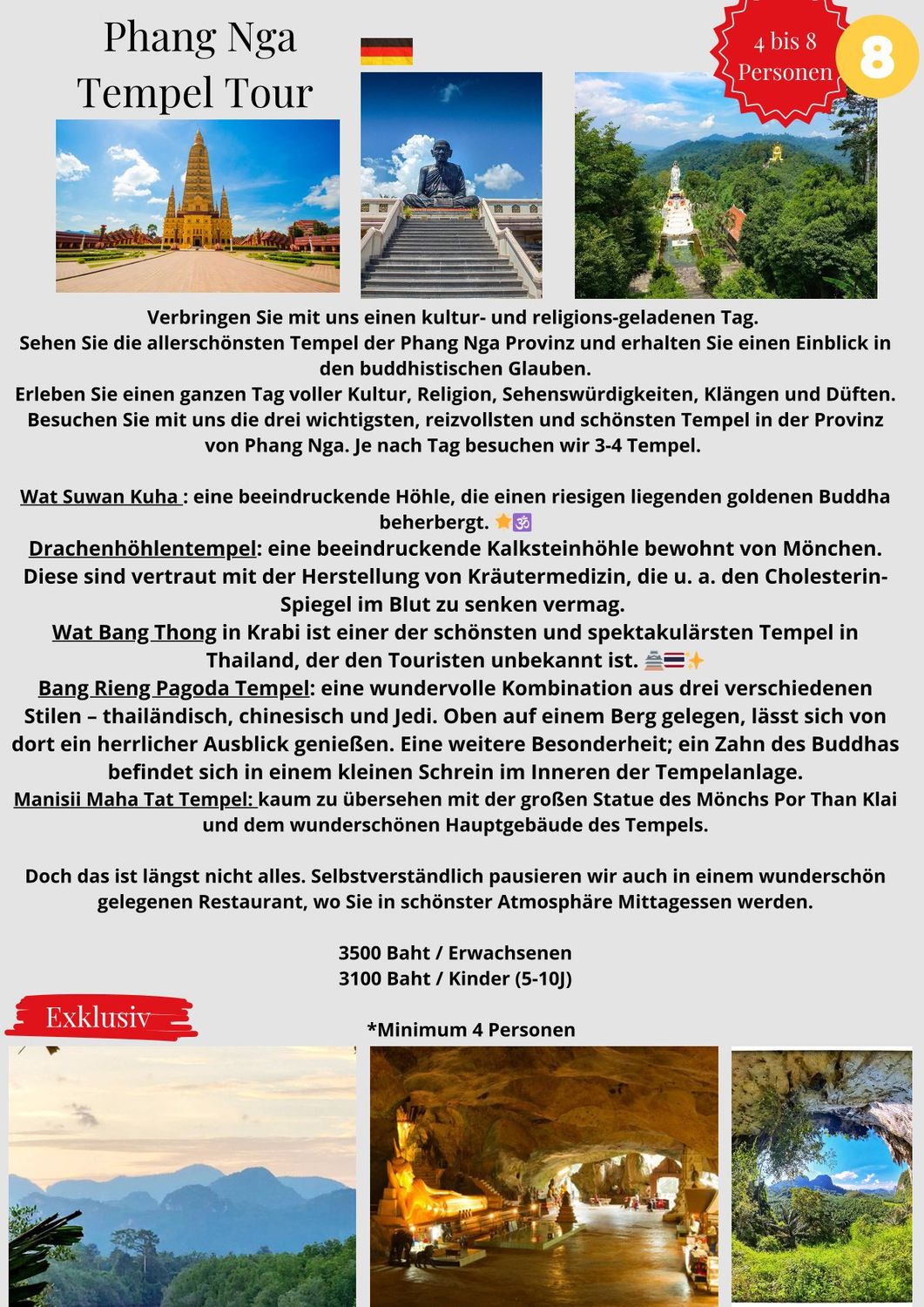 Phang Nga Tempel Tour