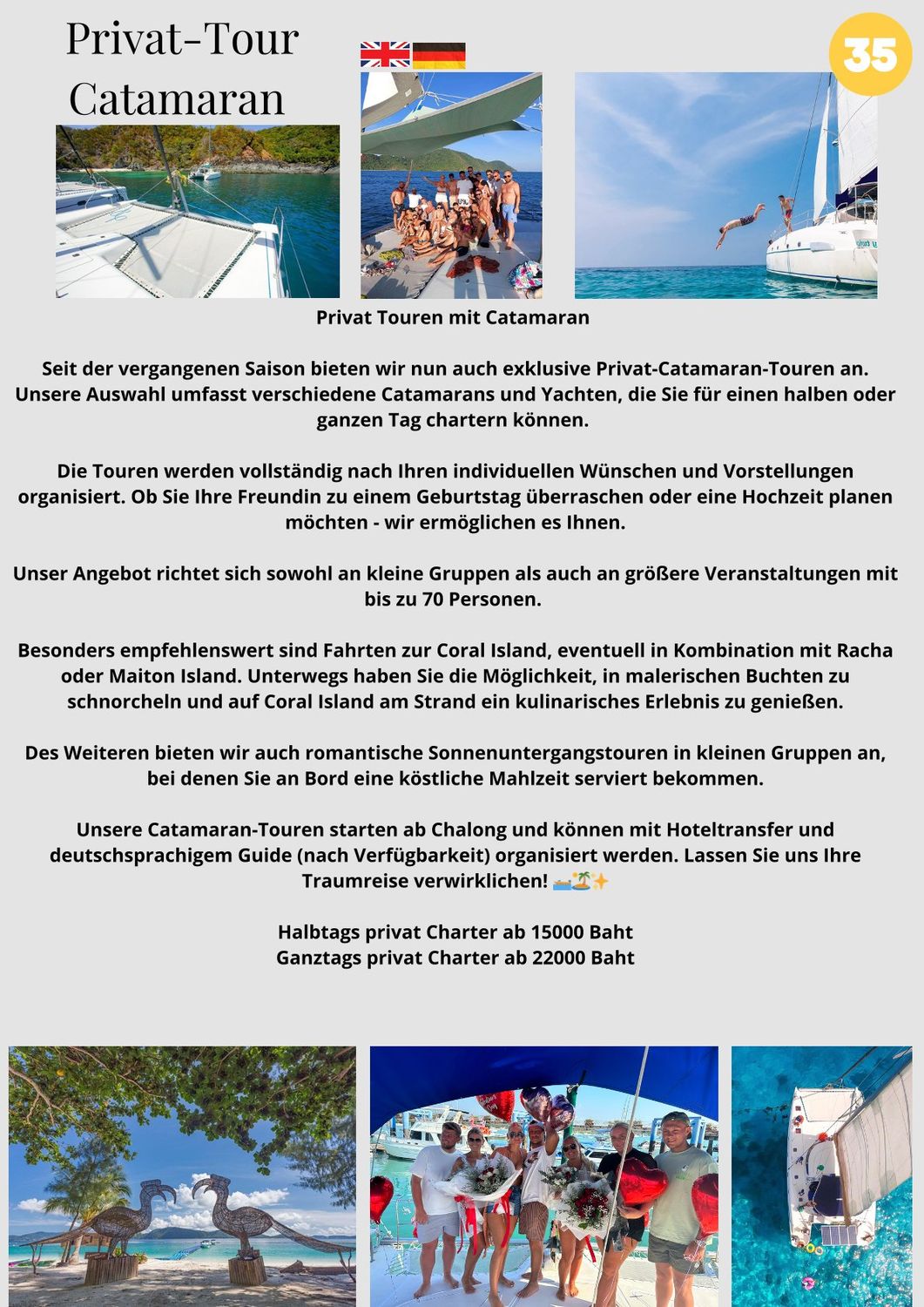 Privat-Tour Catamaran