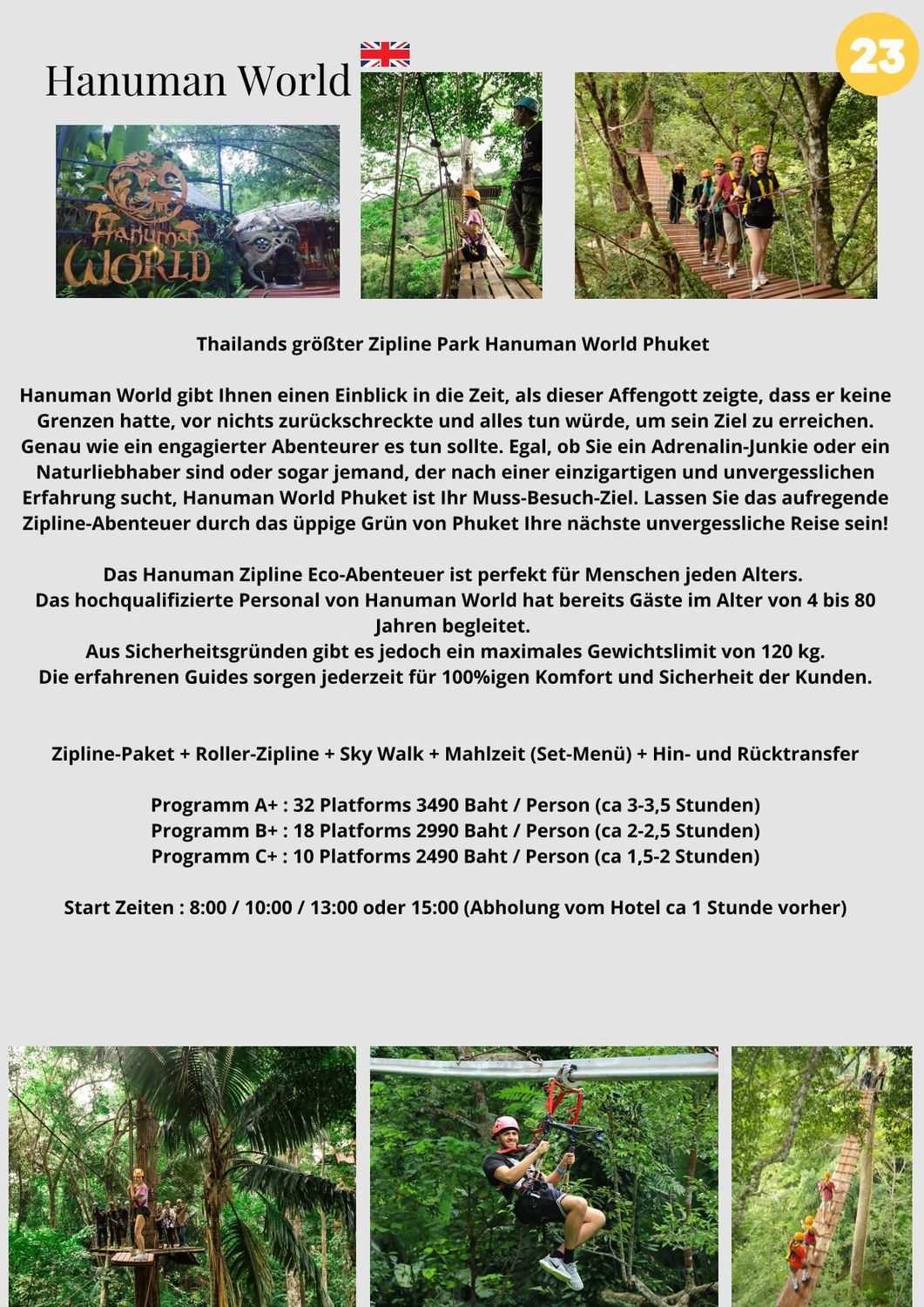 Hanuman World - Zipline Park