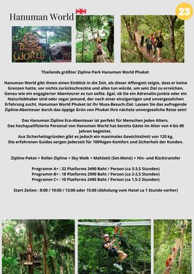 Hanuman World - Zipline Park