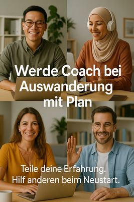 Werde Coach bei Auswanderung mit Plan