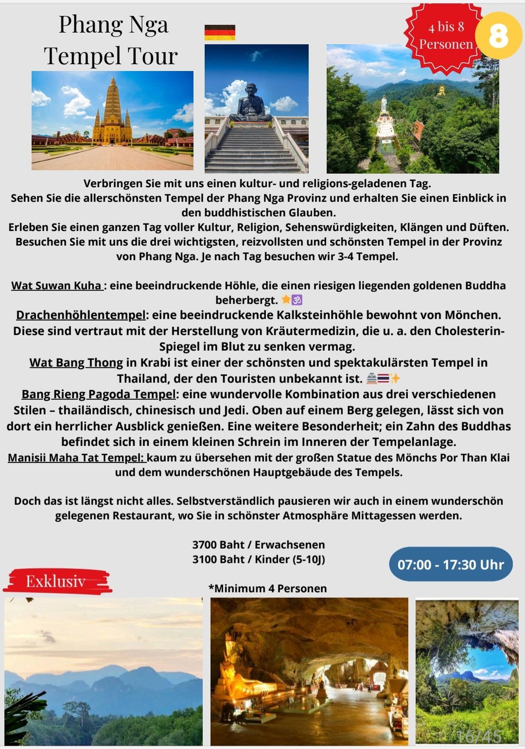 Phang Nga Tempel Tour