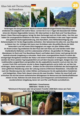 Khao Sok mit Übernachtungim Baumhaus