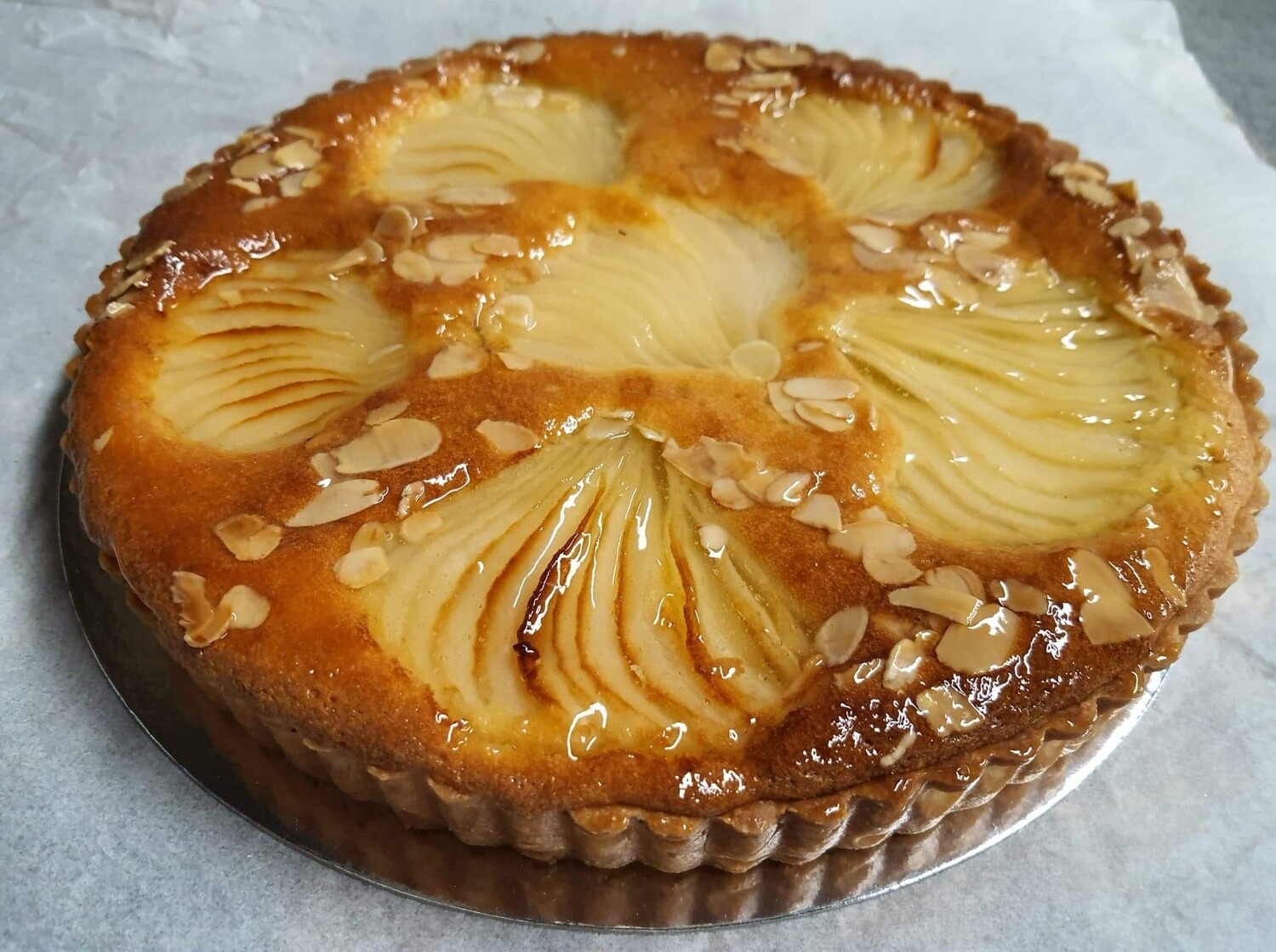 Pear & Almond Tart