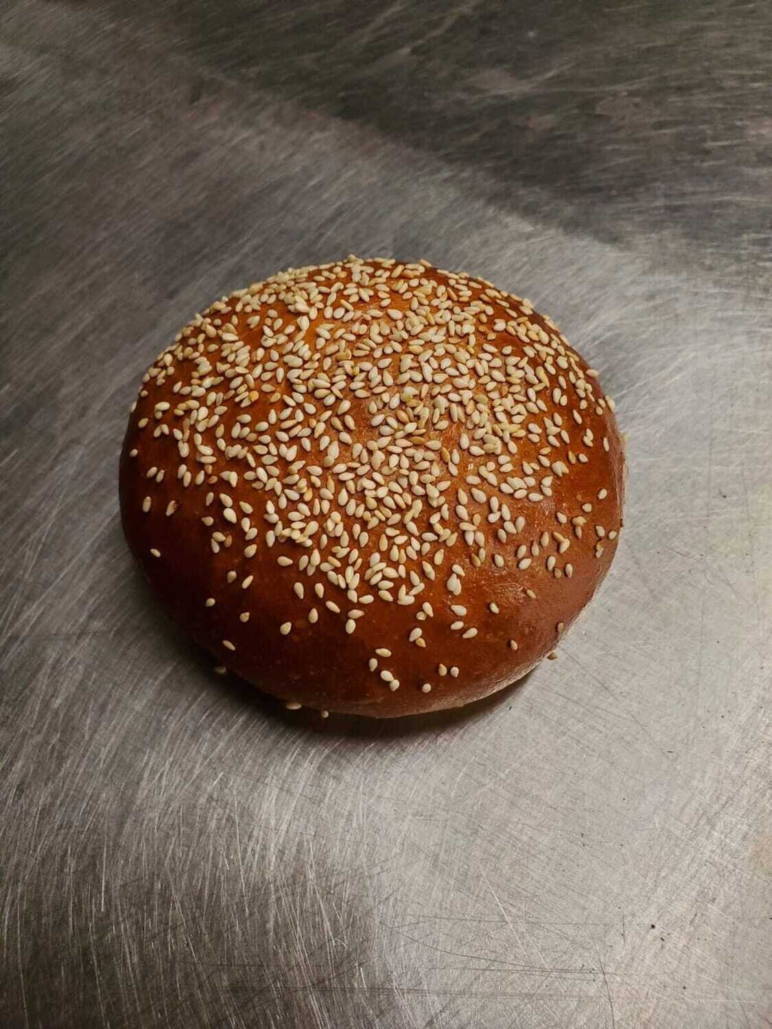 Brioche burger seeded