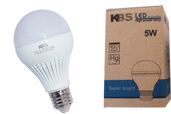 Էլ.լամպ KBS 7W LED (դեղին)