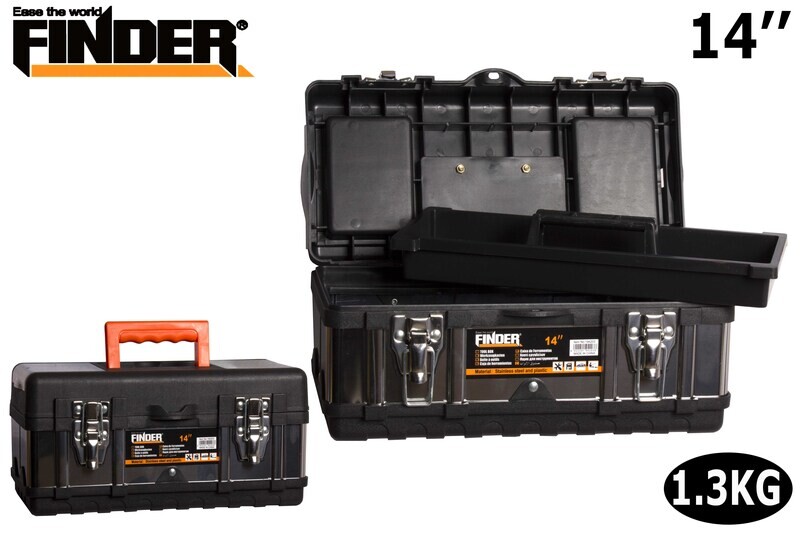 FINDER Գործիքների պլաստմասե արկղ (360*160*160մմ) 14&#39;&#39; QX194203