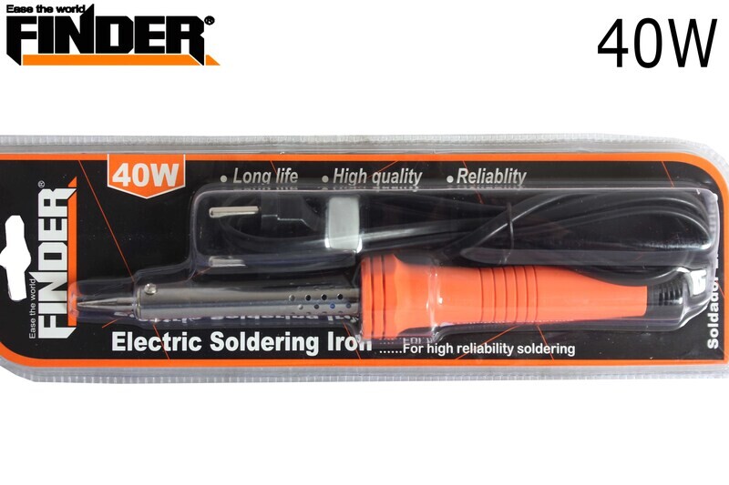FINDER Էլ.պայալնիկ սպիտակ սուր ծայրով 40W(550երկաթ) DG194810P