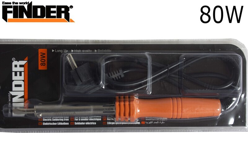 FINDER Էլ.պայալնիկ սպիտակ ուղիղ տափակ ծայրով 80W(550երկաթ) DG194820P