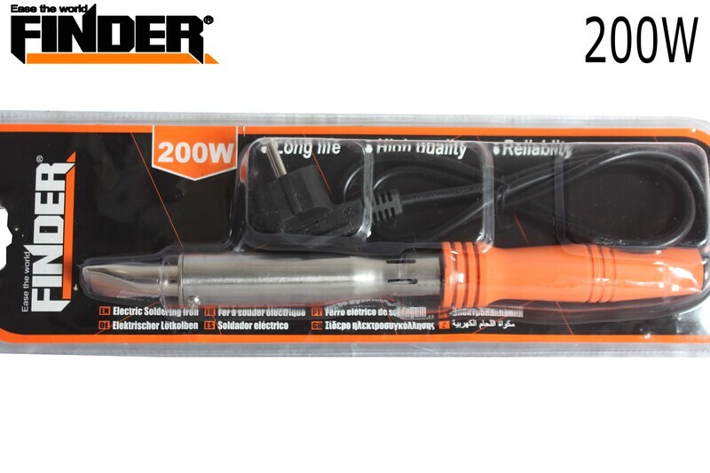 FINDER Էլ.պայալնիկ սպիտակ ուղիղ տափակ ծայրով 200W(550երկաթ) DG194823P
