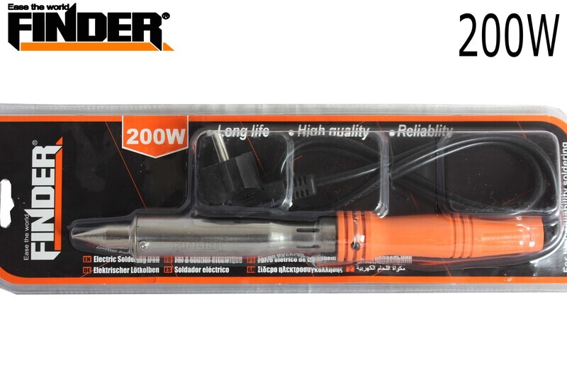 FINDER Էլ.պայալնիկ սպիտակ սուր ծայրով 200W(550երկաթ) DG194815P